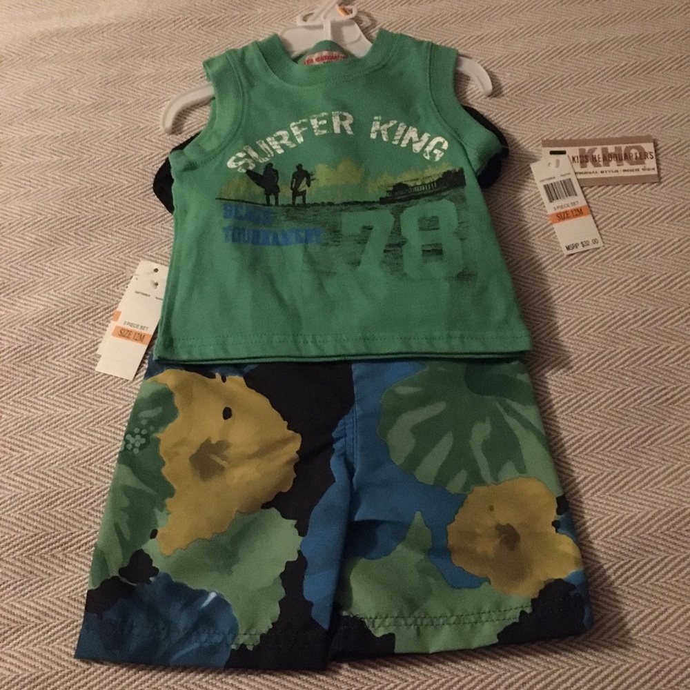 Boys three piece swim set